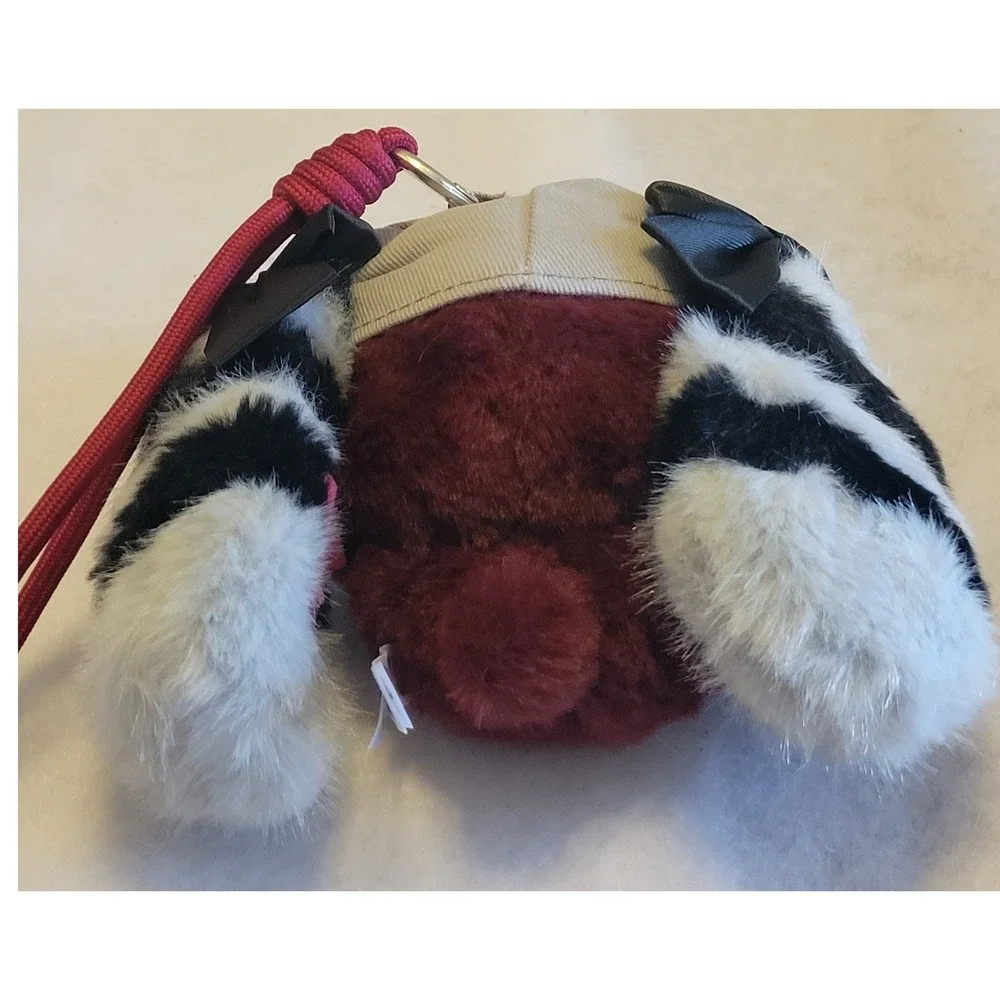 New BB3 Rebel Project Rad Rip Blind Box Confirmed Burgundy Red Plush Raccoon ear